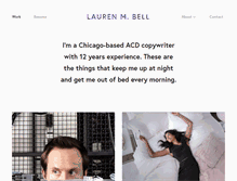 Tablet Screenshot of laurenmbell.com